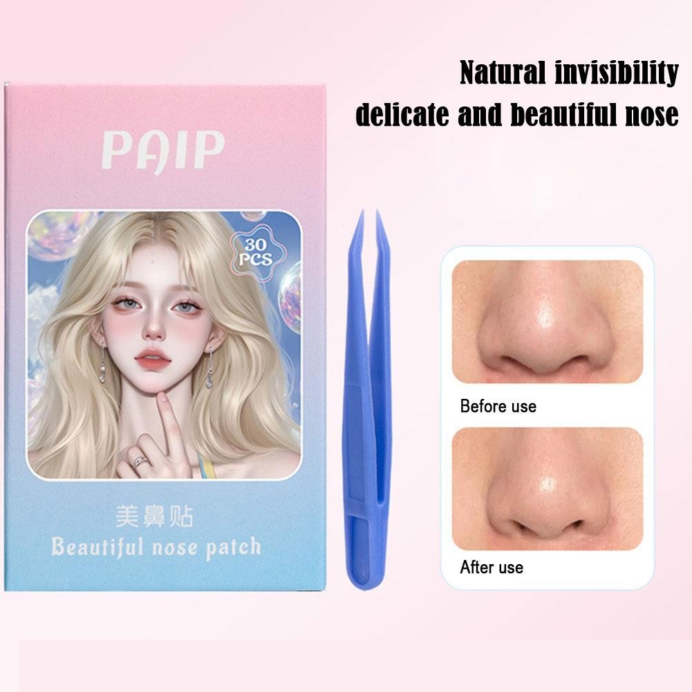 [có kẹp] Miếng dán cánh mũi Bopcs Miếng dán tự nhiên vô hình Mũi Y2