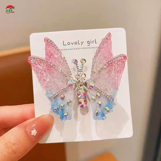 Kẹp Tóc Bướm Nhiều Màu Sắc - Trang Trí Đầu Thanh Lịch Phù Hợp Với Váy