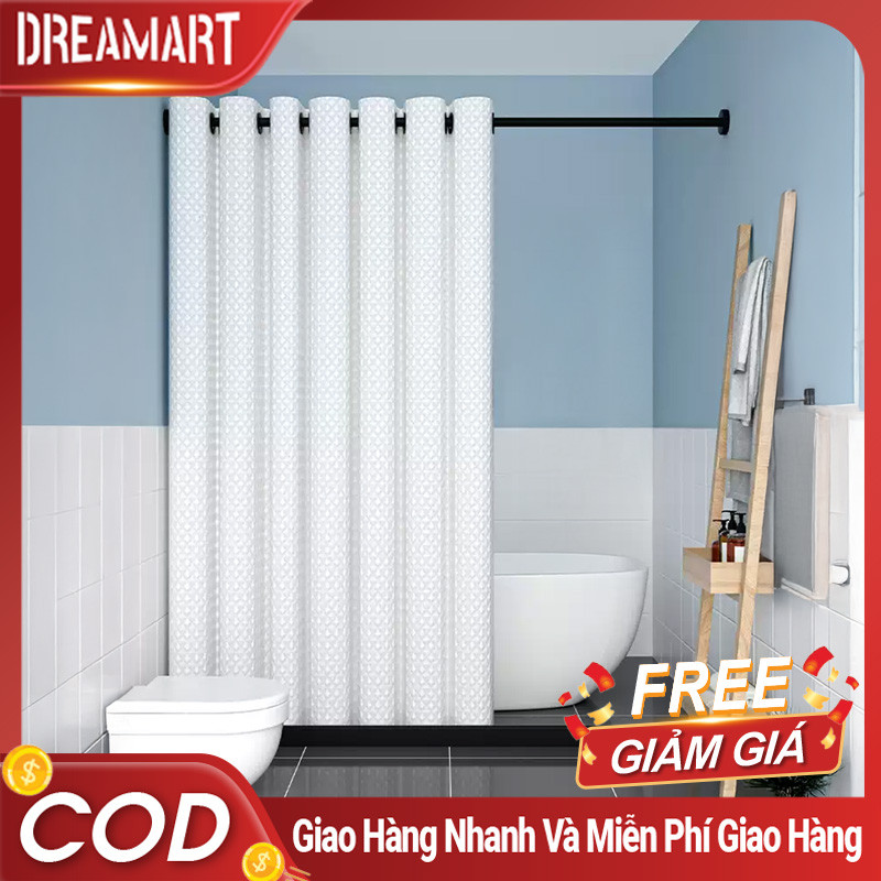 Rèm Tắm Cao Cấp Chống Nước Chất Liệu Dày Đa Dạng Màu Sắc, Tùy Chọn Gắn ...