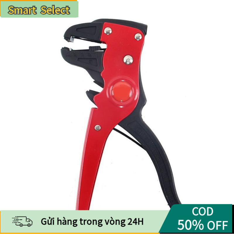 【COD】Kìm Tuốt Dây Điện Tự Động Có Thể Điều Chỉnh Đa Năng Cắt Dây, Tước Dây Cáp Nhanh Gọn Chuyên Dụng