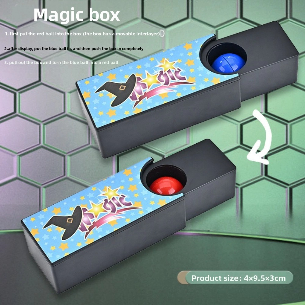 Hộp biến mất ma thuật YUUKII, Purple Magic, hiệu suất thủ thuật thú vị, biểu diễn bí ẩn cho trẻ em, thanh thiếu niên