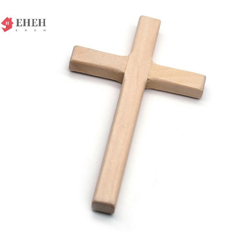 DỄ DÀNG Thánh Giá Gỗ Christian 12cm (4.7in) Tường Thánh Giá Dài Lớn Hai Màu