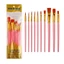 Treeling 10 Chiếc Nghệ Sĩ Paintbrush Bàn Chải Acrylic Bàn Chải Sơn Cho Tranh Màu Nước