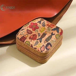Chenlongshang Trang Sức Người Tổ Chức Trưng Bày Du Lịch Hộp Đựng Trang Sức Di Động Hộp Đựng Trang Sức Du Lịch Bông Tai Vòng Cổ Hộp Bảo Quản EN
