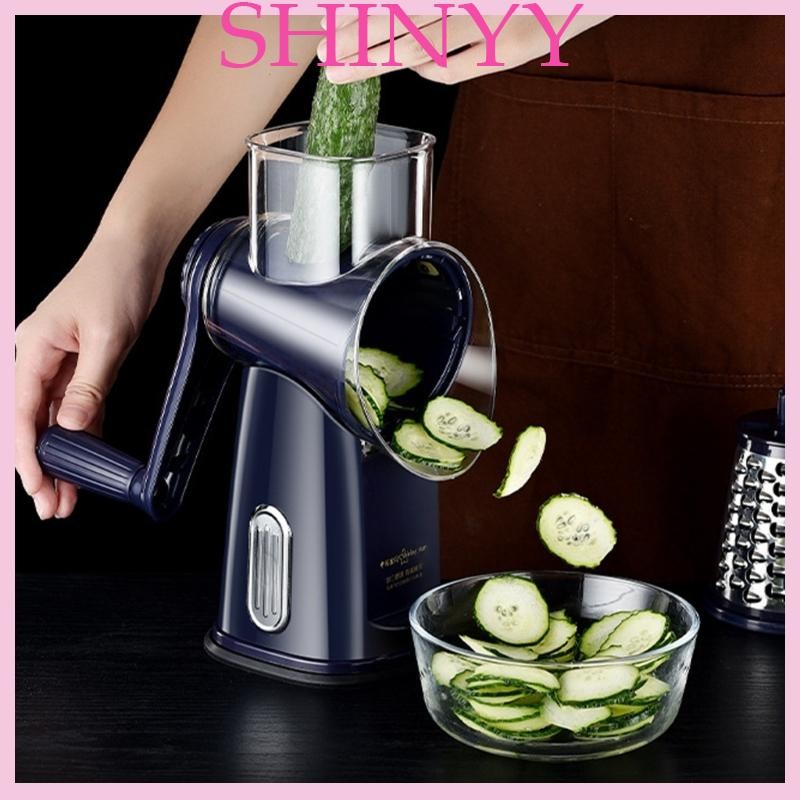 SHI Kitchen Fruit Grater và Cheese Shredder Máy thái rau củ thủ công có tay cầm