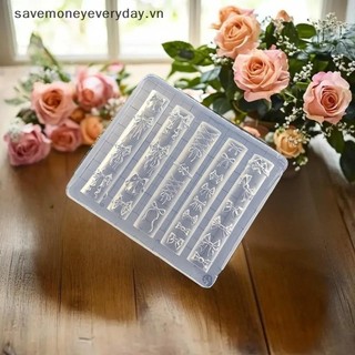 [savemoneyeveryday] Khuôn Làm Móng 3D Dụng Cụ Làm Móng Silicon Hoạt Hình Thắt Nơ Móng Tay Quyến Rũ Khuôn Phụ Kiện Móng Tay Nghệ Thuật Dụng Cụ Làm Móng Tay [vn]