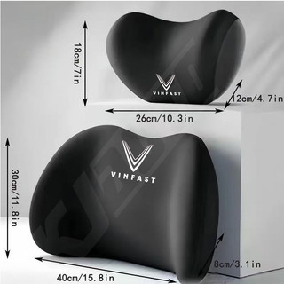 Vinfast Xe Nhớ Xốp Cổ Gối Bảo Vệ Thắt Lưng Đệm Thắt Lưng Đệm Tựa Đầu Ô Tô Đệm Cho Vinfast Lux A Fadil President SA VF5 VF8 VF9 E34 Nội Thất