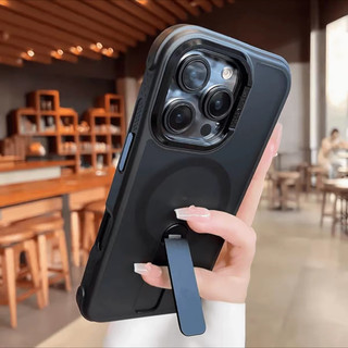 Ốp điện thoại hút từ tính khung kim loại vô hình tiên tiến cho iPhone16 15 14 13 12 11 Pro Max chống sốc bảo vệ camera chống rơi mờ mặt sau cứng