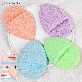 {YAN} 1 / 5 Miếng Bọt Biển Làm Sạch Puff Để Rửa Mặt Tẩy Trang Có Thể Tái Sử Dụng Miếng Tẩy Tế Bào Chết Để Làm Sạch Hàng Ngày Dụng Cụ Chăm Sóc Da {ya}