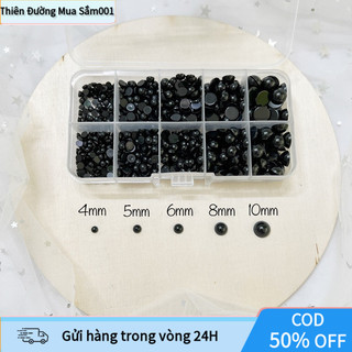 Hộp mắt thú dán thủ công cho thú nhồi bông, búp bê, đồ len, phụ kiện DIY – set 1000/760/500
