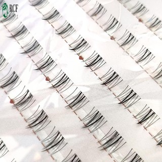 Lông mi phân đoạn dưới 4-6mm Dải có thể tái sử dụng tự nhiên Hàng mi lý tưởng cho các bữa tiệc Cosplay và trang phục