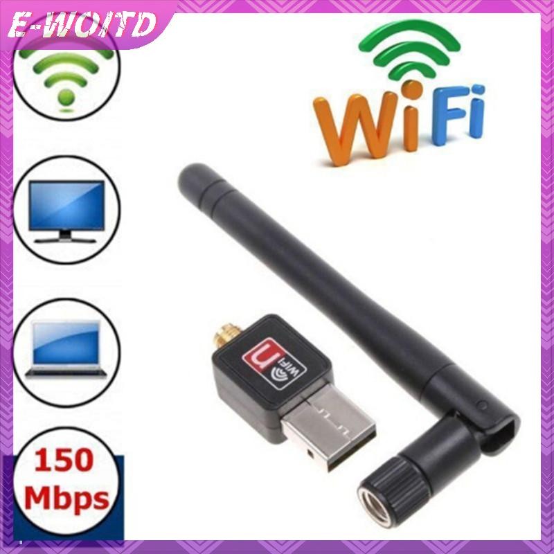 Bộ chuyển đổi không dây WiFi USB E-WOITD 150M LAN có Ăng-ten Raspberry Pi 2 B + ralink HNVN