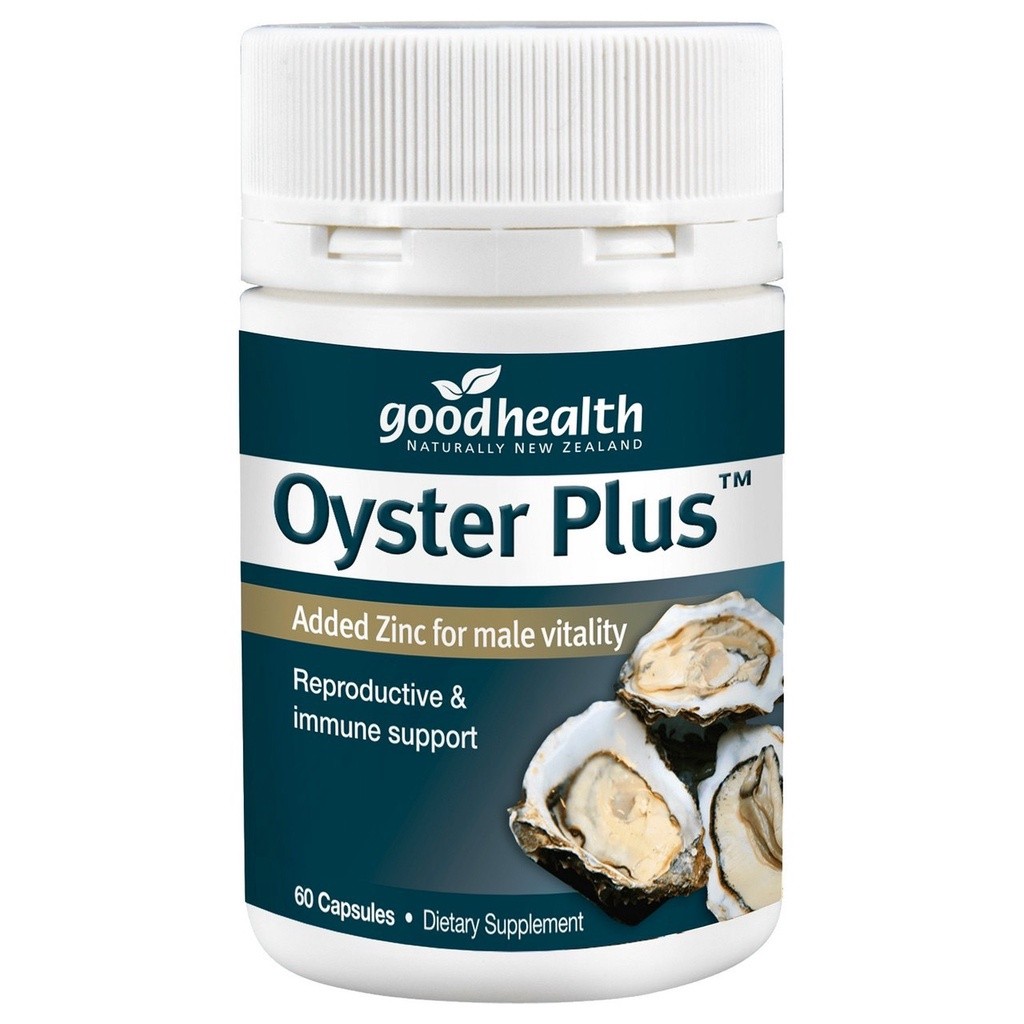 Tinh chất hàu New Zealand  Oyster Plus tăng cường sinh lý nam giới hộp 60 viên