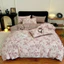 Bộ Chăn Ga Gối Chất Liệu Mới Hiện Đại Cotton Đũi Gấm Họa Tiết Cổ Điển Hoa Lá - MemMinBedding Luxury