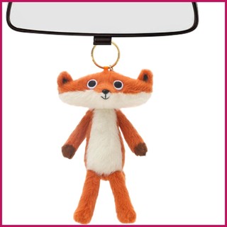 Nhồi Bông Cáo Móc Khóa 6Inch Dễ Thương Cáo Ngộ nghĩnh Xe Túi Xách Mặt Dây Chuyền Thời Trang Phụ Kiện Trang Trí Nhà Mặt Dây Chuyền Trang Trí pomervn