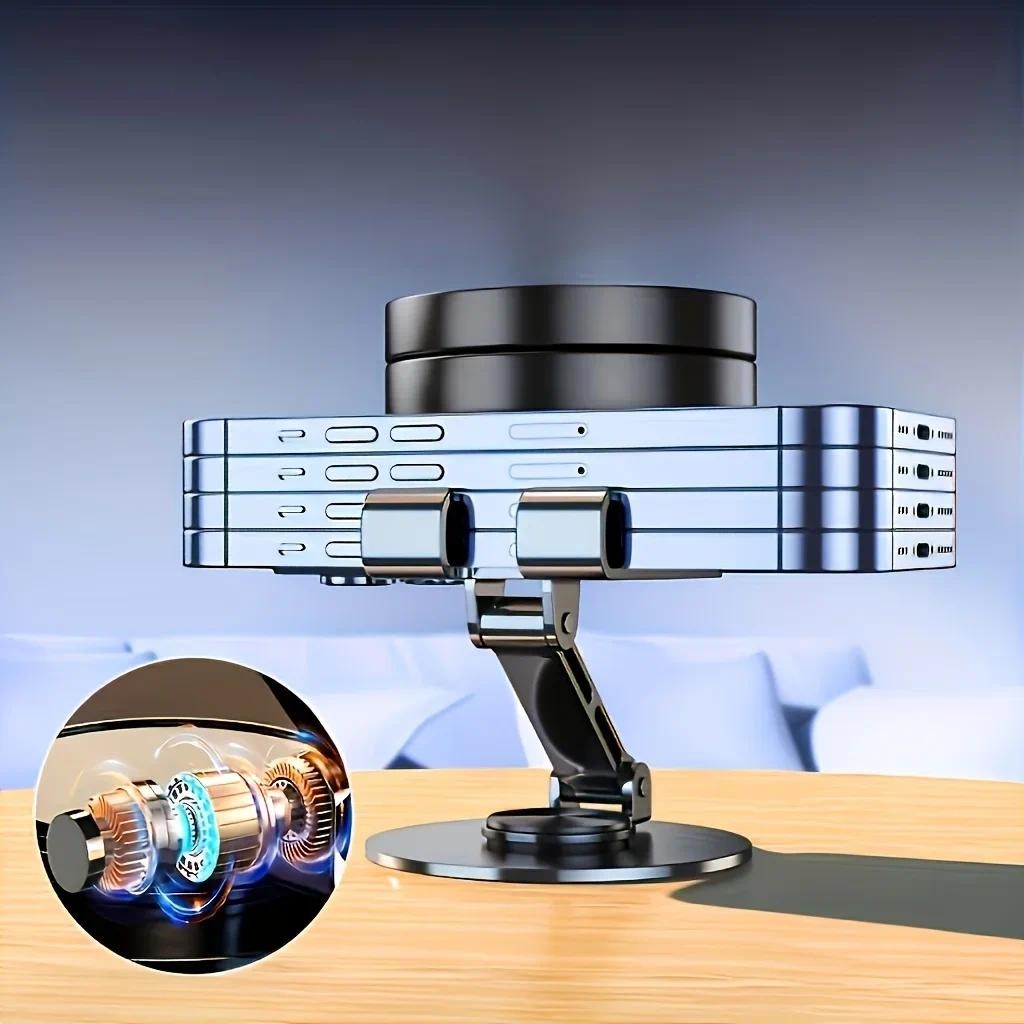 Bàn xoay 360 độ Bàn kim loại gắn sắt Bàn máy tính bảng có thể điều chỉnh Giá đỡ điện thoại di động Khả năng tương thích đa năng cho thiết bị di động