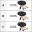 Cáp chuyển đổi Video âm thanh GODD 3 5mm Nam sang 3RCA Đầu nối phích cắm cho loa
