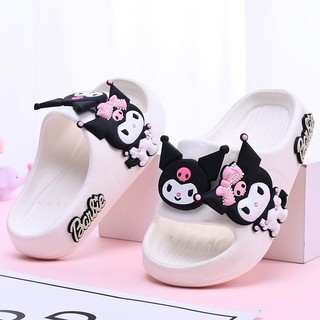 Dép Kuromi cho bé gái – EVA siêu nhẹ, chống trượt, êm chân, đi trong nhà/đi tắm