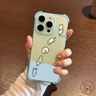 Dành Cho OPPO Find X8S X8 X7 Ultra Pro Plus X3 Reno 8Z 8 Pro Plus 6 Lite 5 Pro 5G 4G Vỏ Điện Thoại Mèo Lặn Dễ Thương Hoạt Hình Ngộ nghĩnh Đơn Giản Mờ Chống Sốc Vỏ Mềm Ốp Lưng
