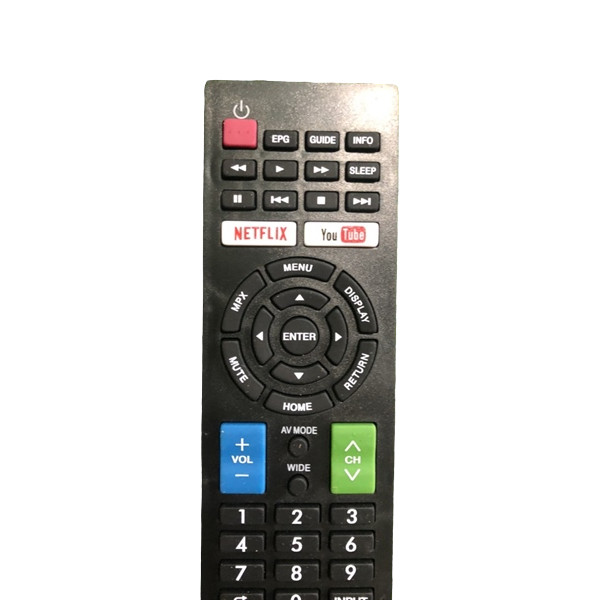 tay điều khiển remote từ xa TV Sharp UD RM-L1346-kèm pin-tay đầu bấm TV sharp UD RM-L1346