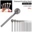 JUIC 5 Bộ phận máy mài điện, Đầu mài tròn 0,5mm-8mm, Khắc bền chính xác 2,35mm Công cụ khắc mũi khoan chà nhám