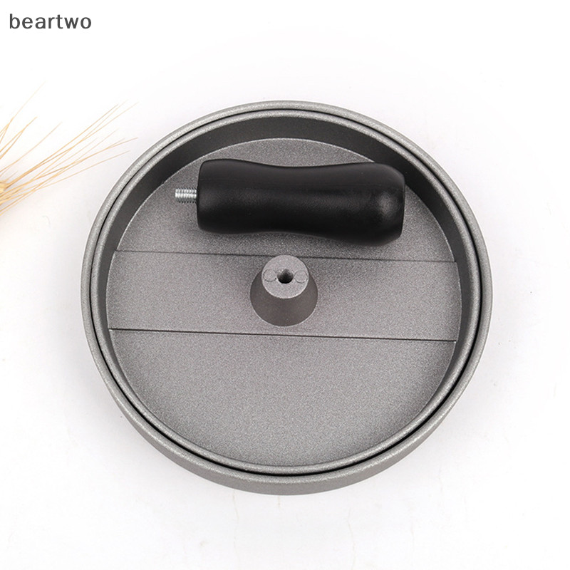 < Beartwo > Khuôn Hamburger Tròn Chất Lượng Cao Hợp Kim Nhôm Hamburger Thịt Bò BBQ Burger Thịt Báo Chí Thịt Khuôn Thực Phẩm Nhà Bếp Đẹp