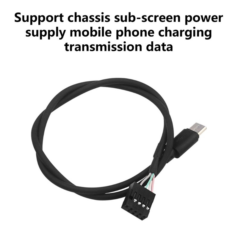 RR Tốc Độ Nhanh USB 3 1 Loại C Dây Nguồn Với 9Pin Bo Mạch Chủ Kết Nối Cho Màn Hình VSecondary Màn Hình LCD PC
