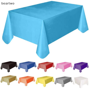 < Beartwo > Khăn trải bàn dùng một lần đầy màu sắc Đỏ Hồng Trắng Bàn làm việc Khăn lau bàn Giáng sinh Sinh nhật Tiệc cưới Trang trí năm mới Đẹp
