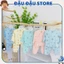Bộ dài tay màu thun lạnh TP cho bé mềm mịn in hoạ tiết cho bé sơ sinh 3-9kg DL004 Đậu Đậu Store