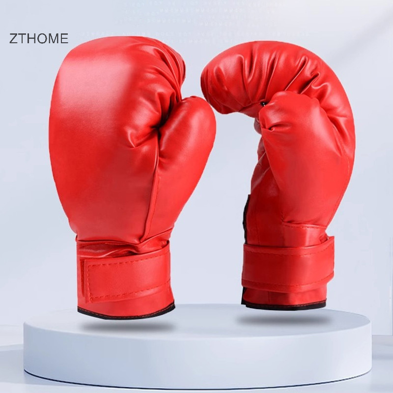Zthome Găng Tay Đấm Bốc Full Ngón Huấn Luyện Trẻ Em Sparring Găng Tay Fighg Free Nam Nữ HOT