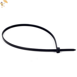 [Gou] 100 Chiếc 10cm Nylon Nhựa Zip Viền Bọc Cáp Vòng Dây Tự Khóa Đen VN