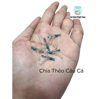 Chia Thẻo Silicon Chống Rối Dây Câu Kèm Khóa 9 (2 Chia)
