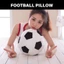 Gối Bóng Đá Real Feel Búp Bê Nhồi Bông Hình Bóng Đá Cho Người Hâm Mộ Nhung Mềm Đầy Đủ Sử Dụng Lâu Dài