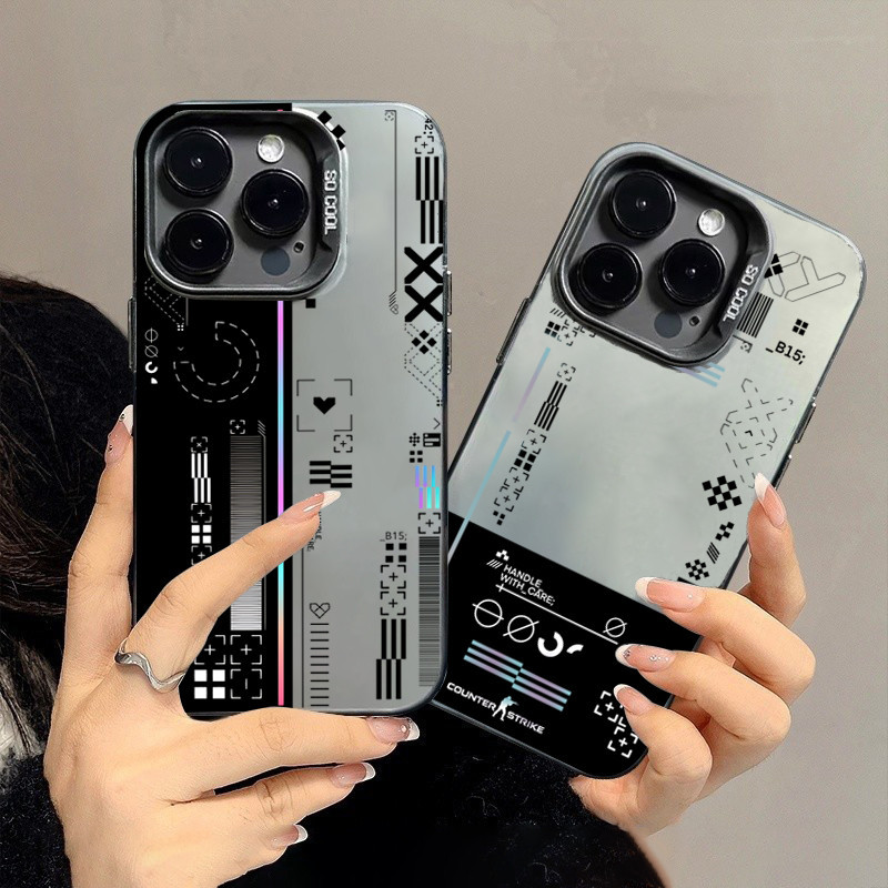 Ốp Lưng Cho Xiaomi Poco X7 F6 F5 X5 X6 M6 Pro 4G Mi 14T 14 13 12 12T 13T Pro Mi 11 Lite 5G NE Trò Chơi Thời Trang CS Clear GO Sang Trọng IMD Kim Loại Cứng Chống Sốc