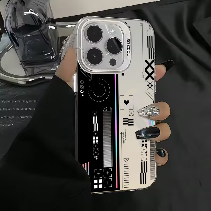 Ốp Lưng Cho Xiaomi Redmi 15C 14C 13 13C 12 4G Redmi Note 14 13 12 11 Pro Plus 5G 10 Pro 12S 11S Trò Chơi Thời Trang CS Clear GO Sang Trọng IMD Kim Loại Cứng Chống Sốc