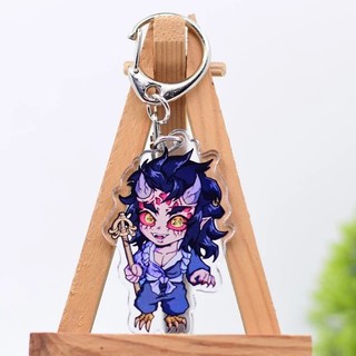 Móc khóa Anime Kimetsu no Yaiba Kokushibo phụ kiện túi xách balo móc khoá bằng chất liệu arcrylic trong suốt
