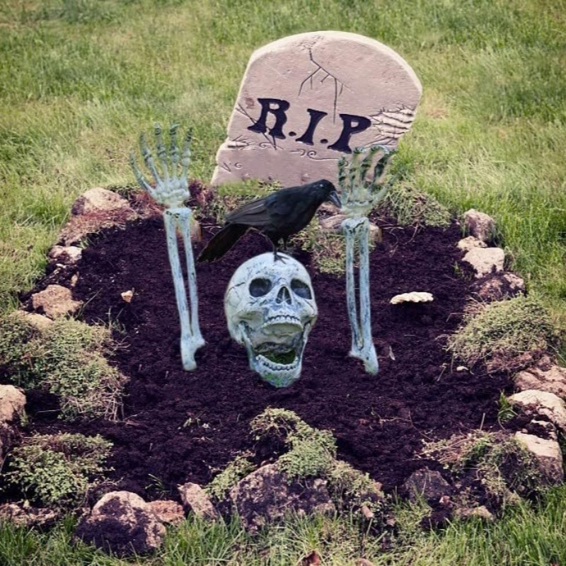 Halloween Ma Đáng Sợ Creeper Skeleton Tầng Ngôi Nhà Ma Ám Phòng Bí Mật Trang Trí Kinh Dị