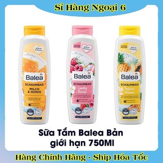 [MẪU MỚI NHẤT] Sữa tắm Balea 750ml dưỡng ẩm da, lưu hương thơm ngọt của Đức