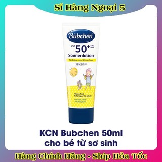 [Mẫu mới -Date xa] Kem chống nắng cho bé Sundance, Bubchen Kids SPF50 an toàn với trẻ sơ sinh của Đức