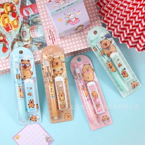 Set Bút Chì Bấm Kèm Ngòi Hình Capybara 3