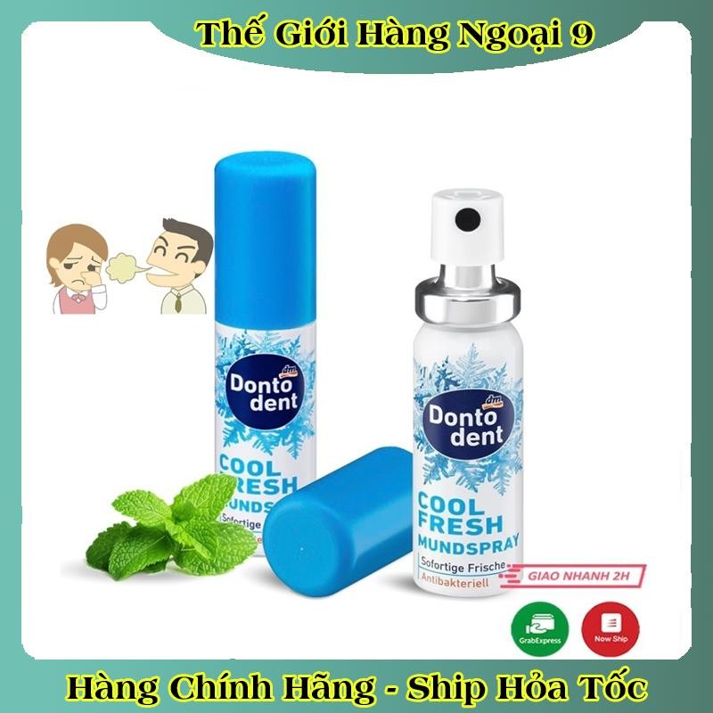 [DATE MỚI ĐỦ BILL] XỊT THƠM MIỆNG DONTODENT 15ML KHÁNG KHUẨN CỦA ĐỨC