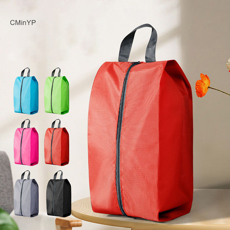 Cminyp Giày Chống Bụi Túi Bảo Quản Đa Năng Có Thể Gập Lại Du Lịch Ngoài Trời Di Động Túi Giày Nylon Túi Chống Thấm Nước Giày Tổ Chức Vinh Quang