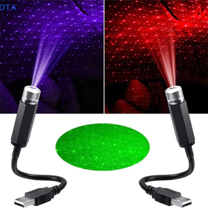 Dta Đèn LED lãng mạn bầu trời đầy sao Đèn ngủ 5V chạy bằng USB Galaxy Star Projector Lamp PO