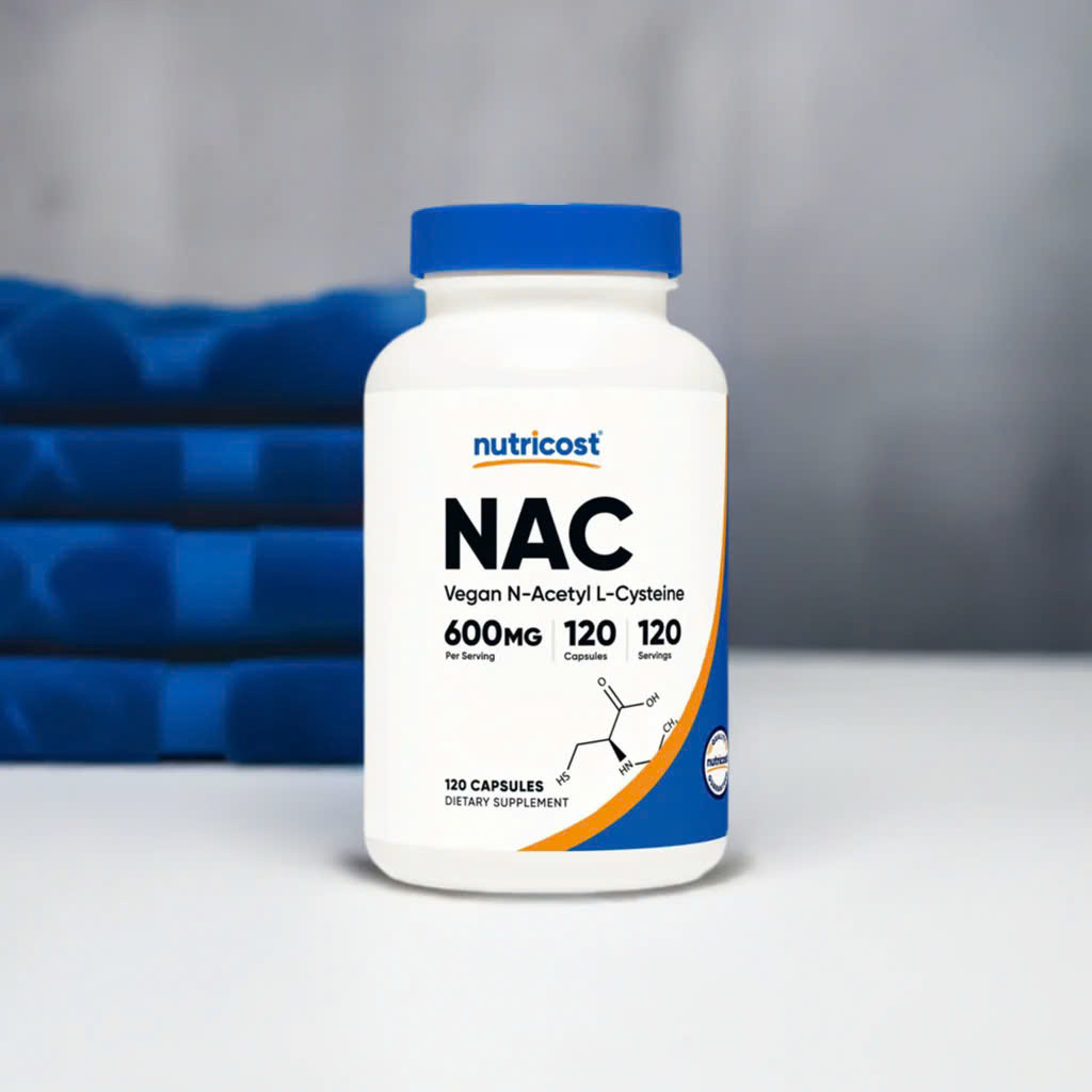 Nutricost Vegan NAC: Bảo Vệ Gan, Giảm Độc Tố Với 600mg Mỗi Viên