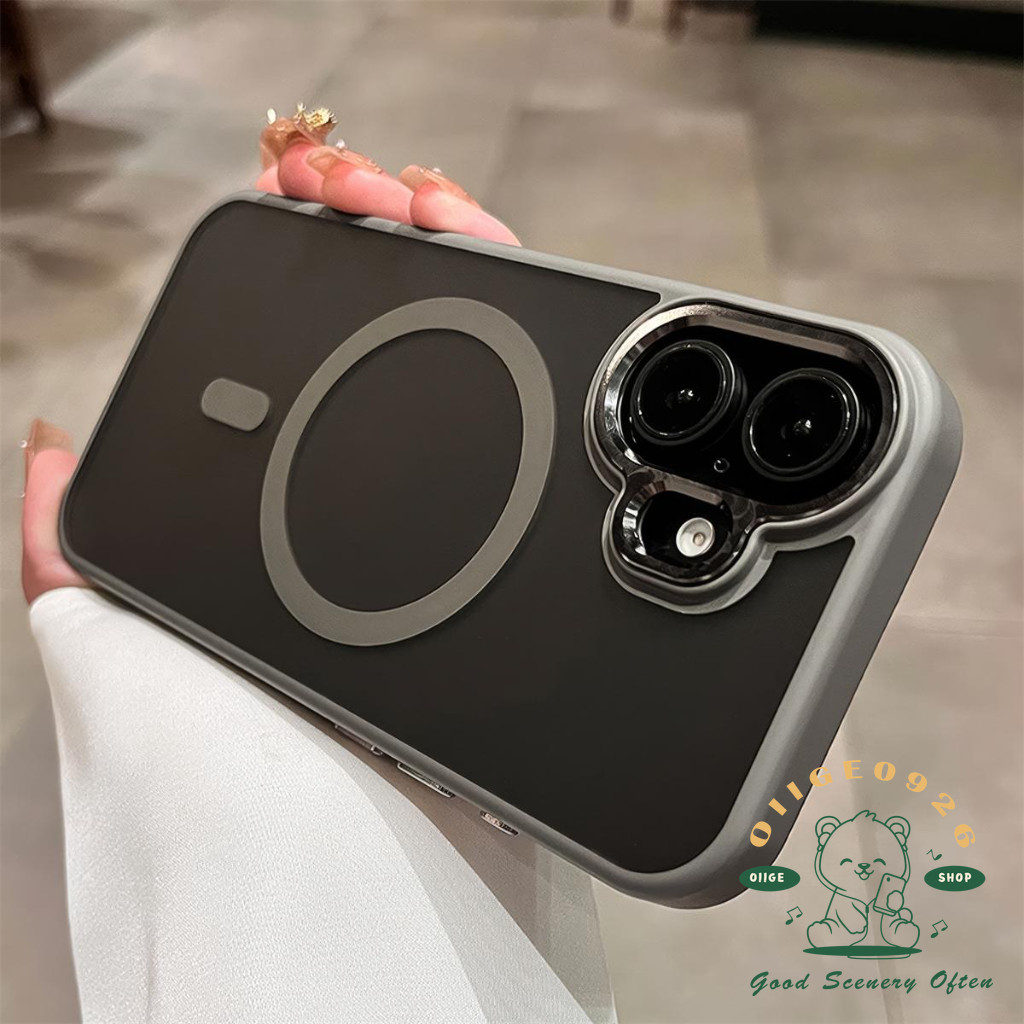 Ống kính kim loại cảm giác da từ tính Vỏ điện thoại iphone15 Pro Max 14 13 vỏ cho vỏ iPhone Vỏ mềm silicon TPU chống sốc