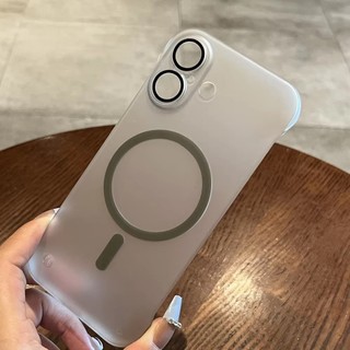 [Jlk] Dành Cho iPhone 16 Pro Max Ốp Lưng Không Khung Bức Xạ Nhiệt Viền Mỏng Matte Từ Tính Dành Cho iPhone 11 12 13 14 15 Pro Max 16 Plus