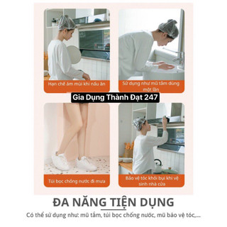 Combo 3 túi 100 màng bọc thực phẩm pe túi gấu bọc thức ăn có chun co giãn tái sử dụng