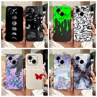 Tecno Spark Go 1 Cool Moon Milk Ripple Pattern Vỏ điện thoại Tecno Spark Go 2025 Go1 Vỏ silicon mềm bảo vệ ống kính