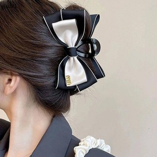 [gazi1] Kẹp Vuốt Tóc Nơ Thời Trang Hàn Quốc Đơn Giản Thanh Lịch Móng Vuốt Kẹp Mũ Bé Gái Nữ Phụ Kiện Tóc Boutique