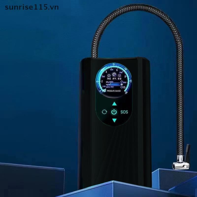 Máy bơm hơi lốp ô tô SRVN 12V Máy bơm hơi lốp có độ chính xác cao Máy bơm hơi điện tử bay hơi cho xe máy Xe đạp Ô tô.